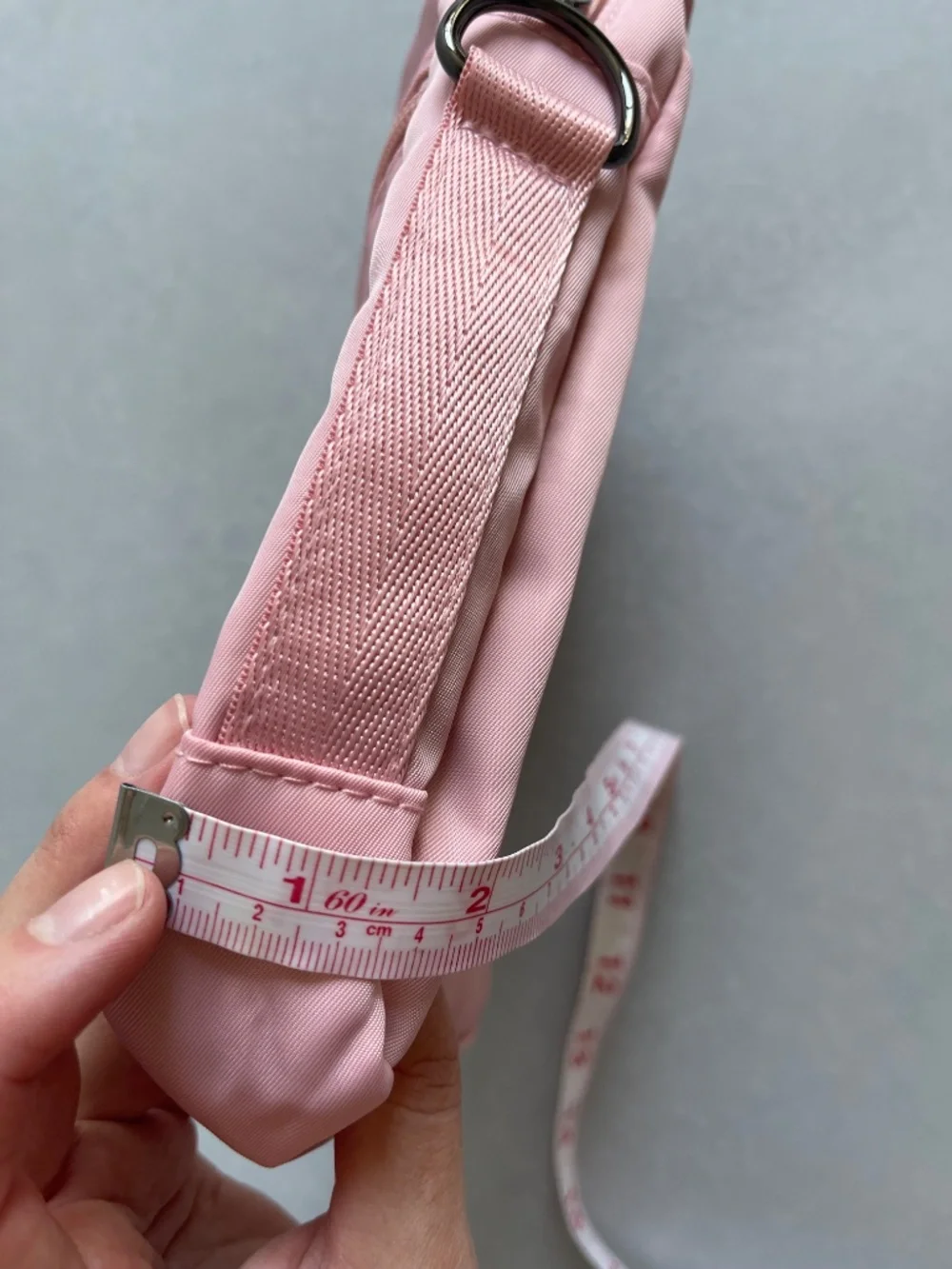 PORJOUR Pink Crossbody Bag Adjustable Strap Lightweight Travel Shoulder Purse